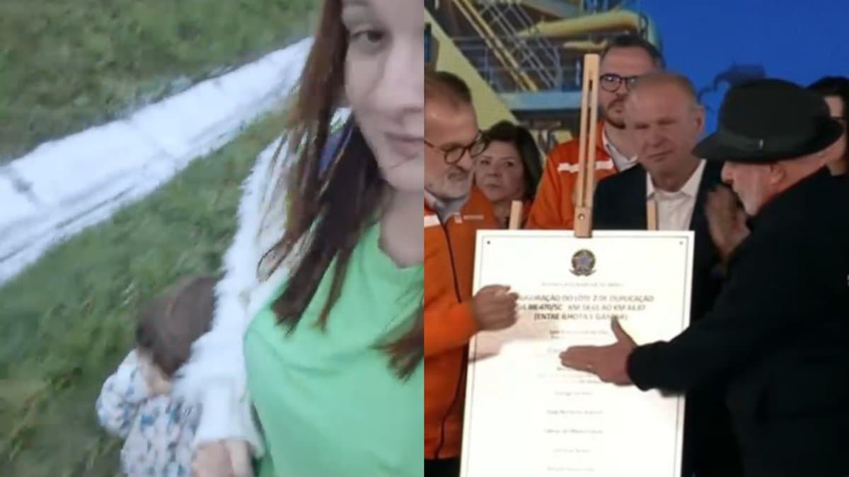 “Quantas vidas mais a gente vai ter que perder?”: mãe filma travessia da BR-470 em Gaspar, no lote entregue por Lula