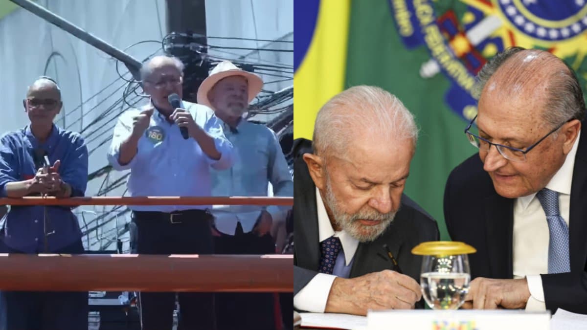 A poucos dias da eleição, Alckmin, vice de Lula, ressurge em palanque e ataca Flávio: “A mentira não vai vencer”