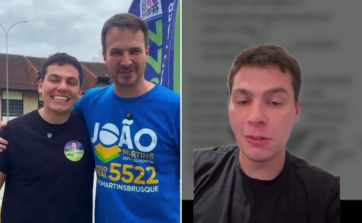“Calado pelo sistema”: em nome do pai, filho de Luciano Hang faz campanha para João Martins