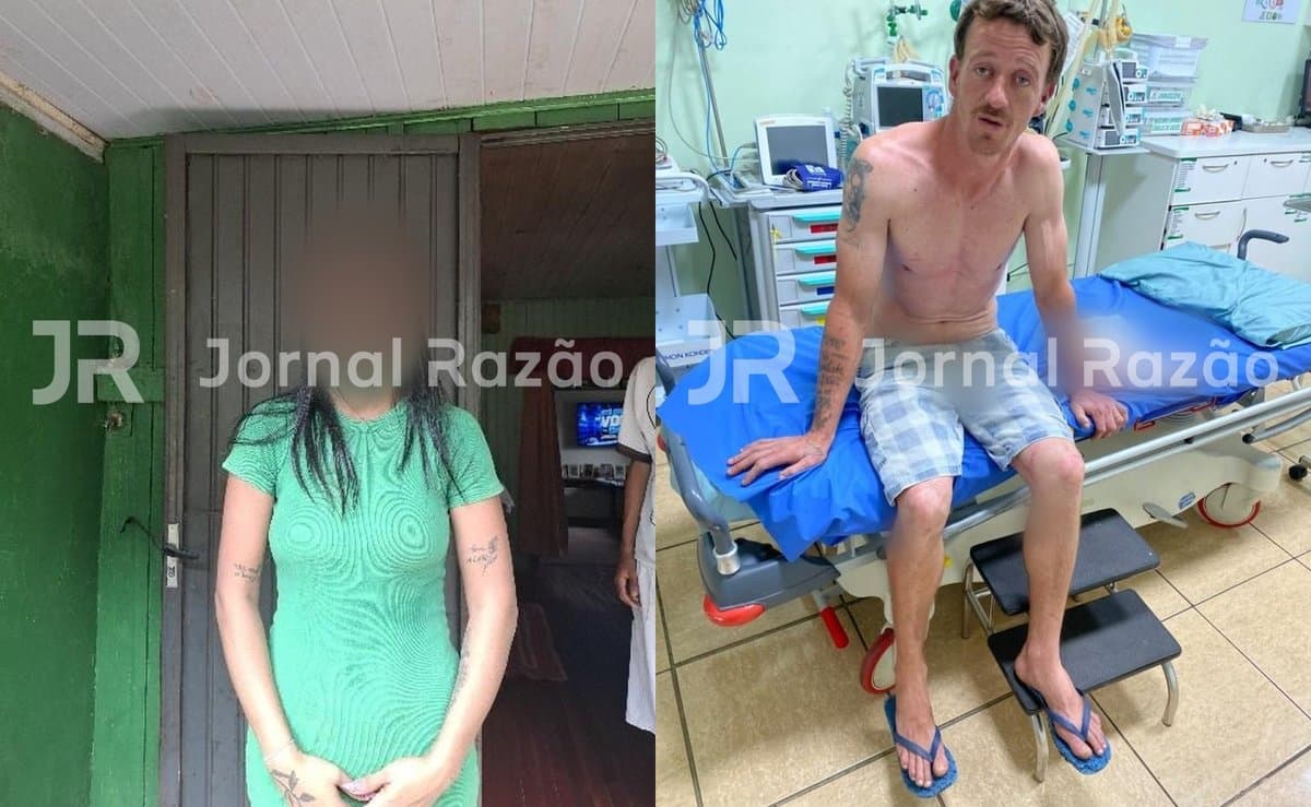 Mulher arremessa faca nas costas do companheiro e quem acaba preso é ele em Maravilha