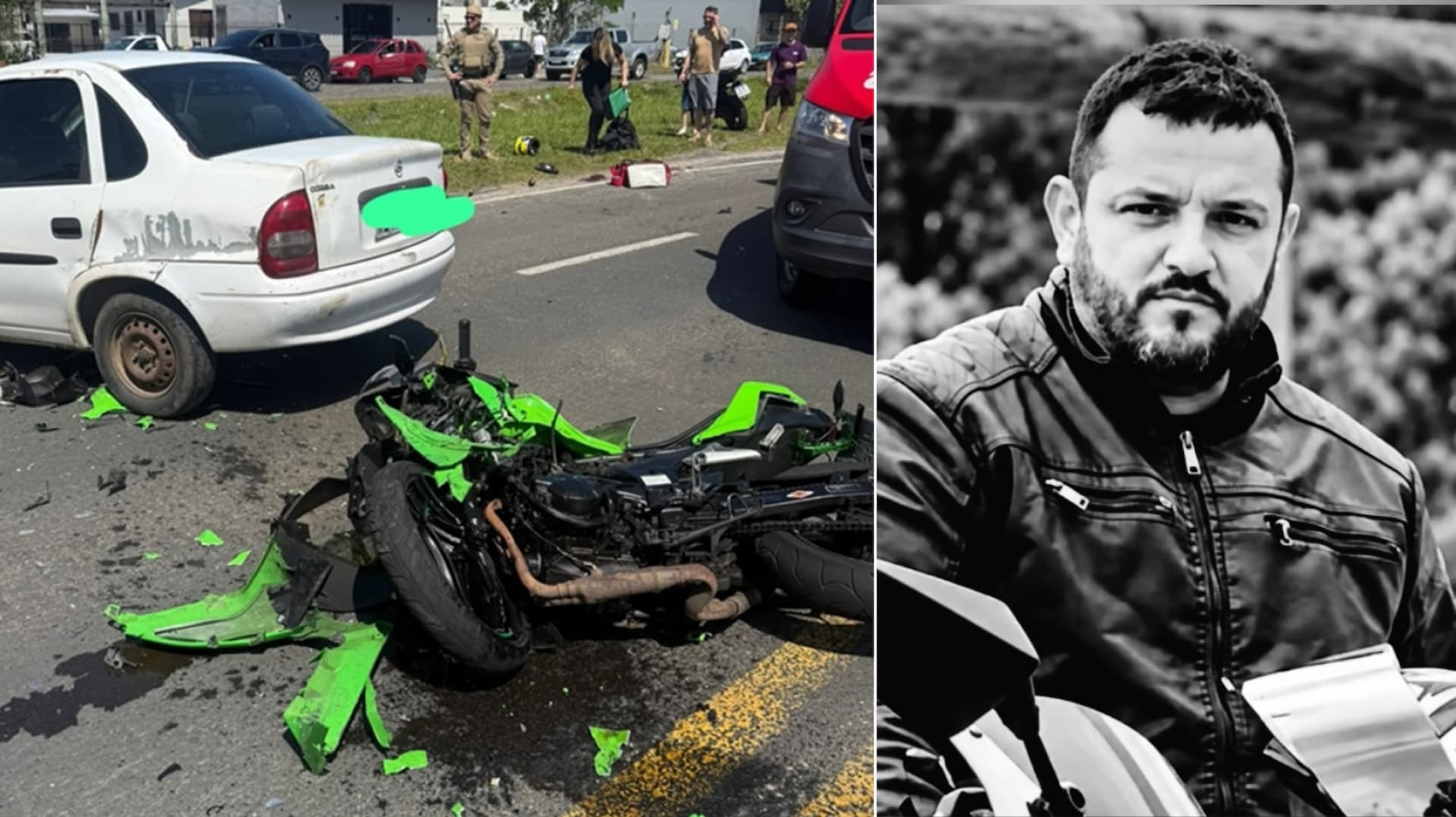 Caminhoneiro de 38 anos morre após acidente de moto em Araranguá
