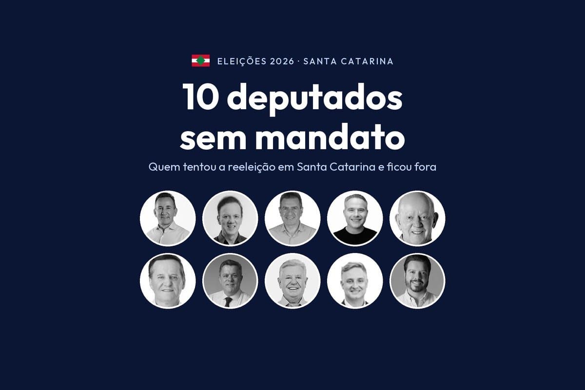 As urnas mandaram 10 deputados de SC para casa