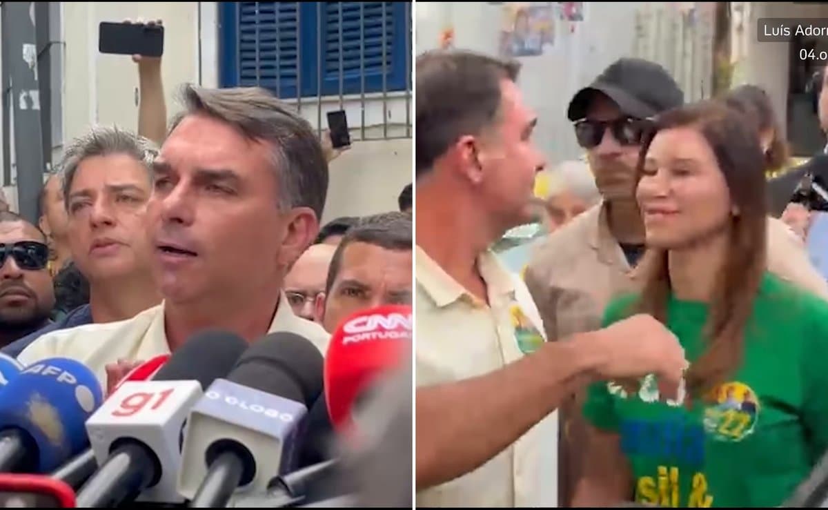 "50% mais um dos votos": Flávio Bolsonaro cita pesquisas internas e fala em vencer no 1º turno