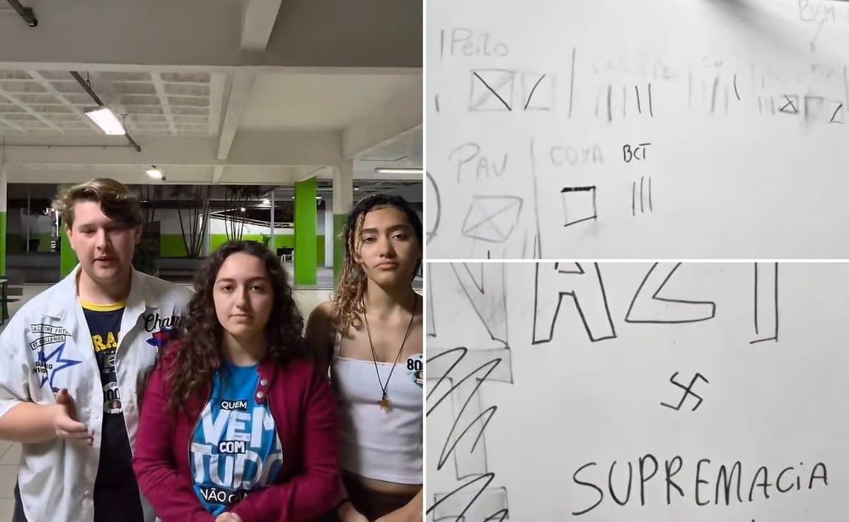 Lista de alunas ‘estupráveis’, nota para o corpo e suástica: o que estudantes dizem ter achado em banheiro do IFSC