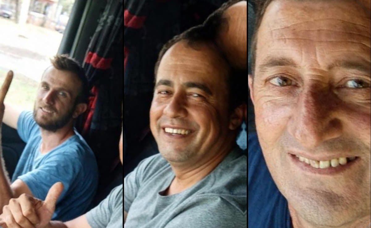 Três amigos caminhoneiros, uma selfie e três mortes na BR-470: "agora estão juntos no céu"